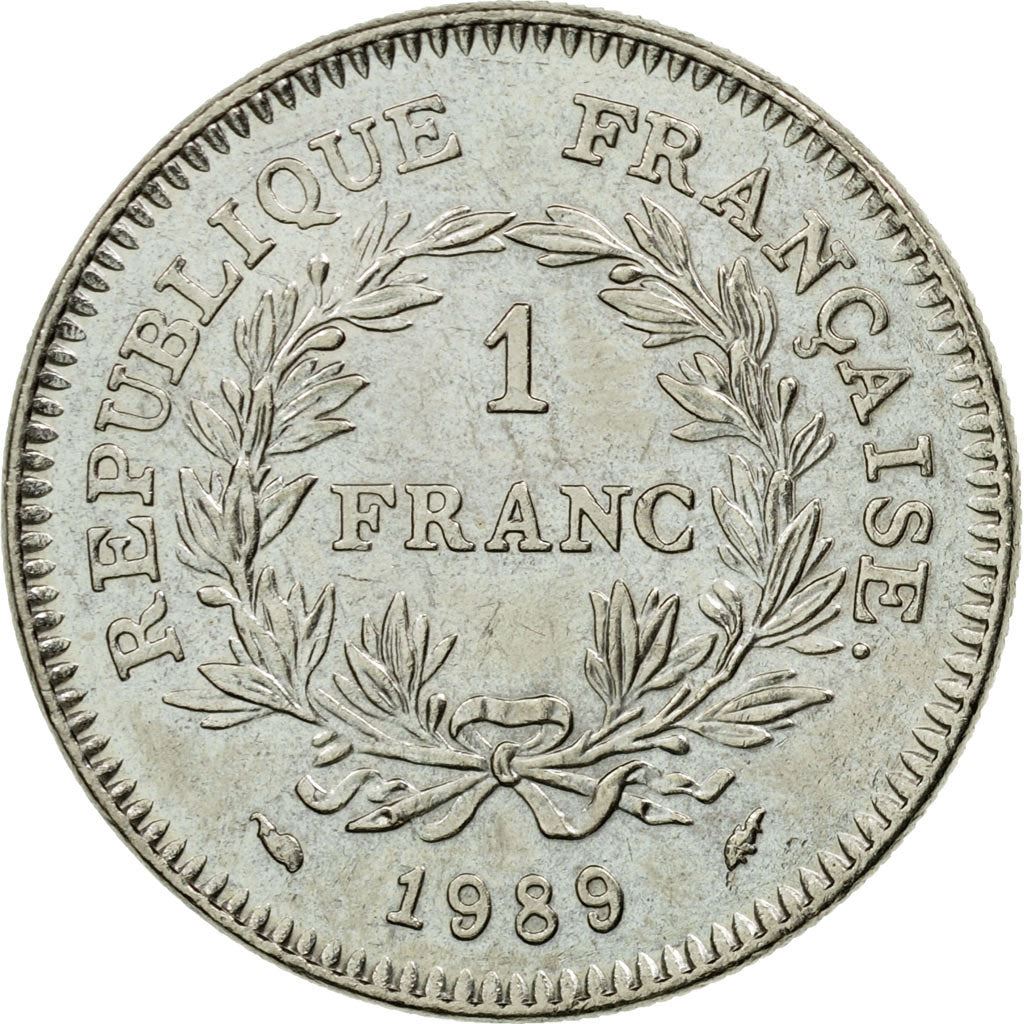 French Coin 1 Franc | Estates General | KM967 | France | 1989