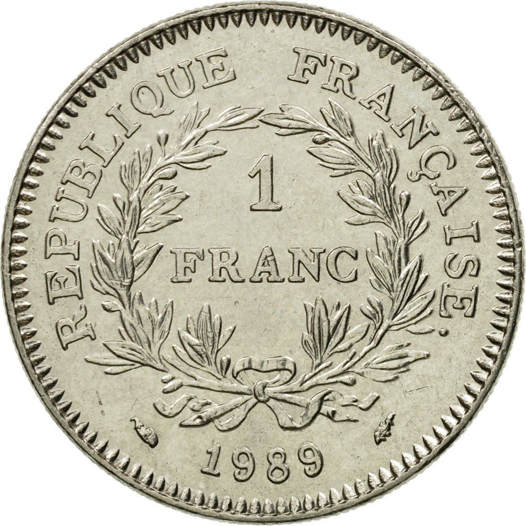 French Coin 1 Franc | Estates General | KM967 | France | 1989