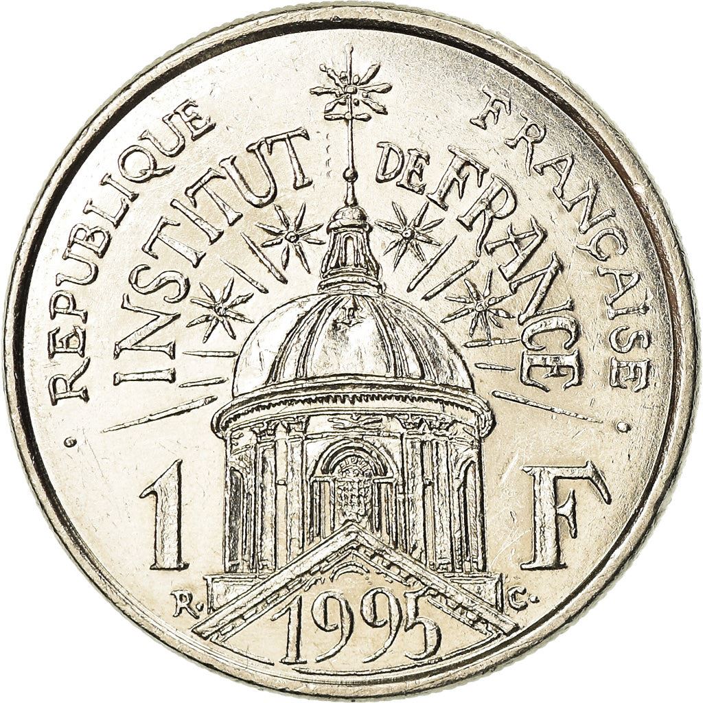 French Coin 1 Franc Institut de France | KM1133 | France | 1995