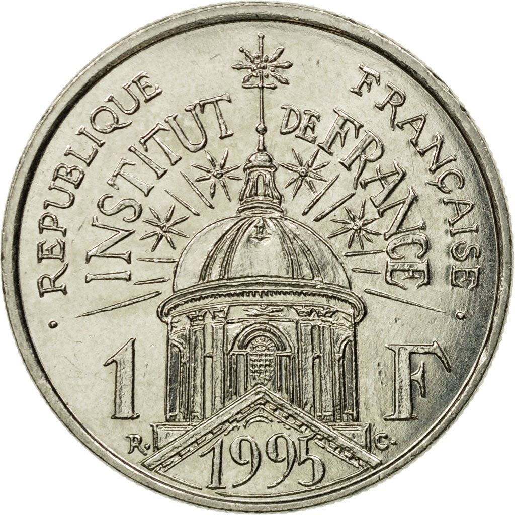 French Coin 1 Franc Institut de France | KM1133 | France | 1995