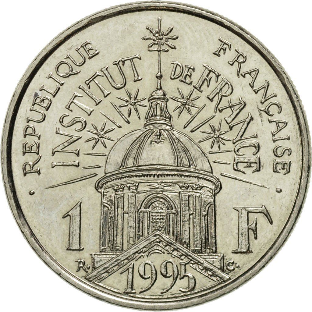 French Coin 1 Franc Institut de France | KM1133 | France | 1995