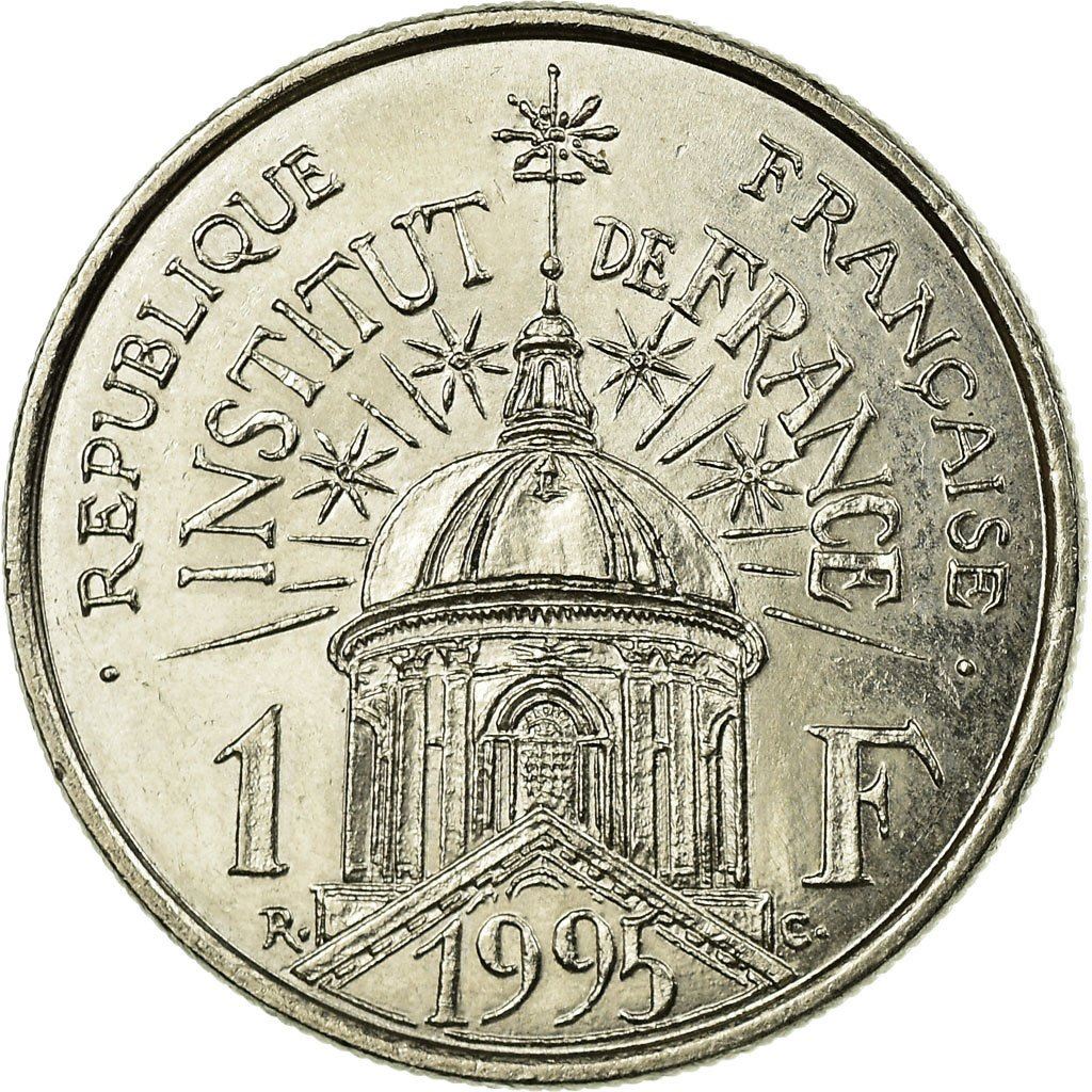 French Coin 1 Franc Institut de France | KM1133 | France | 1995