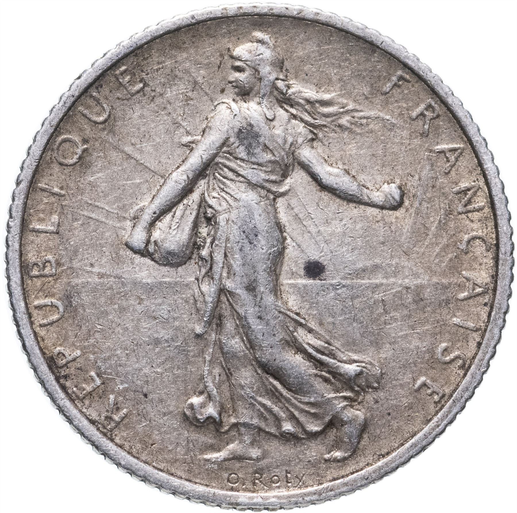 French Coin 1 Franc | KM844 | France | 1898 - 1920