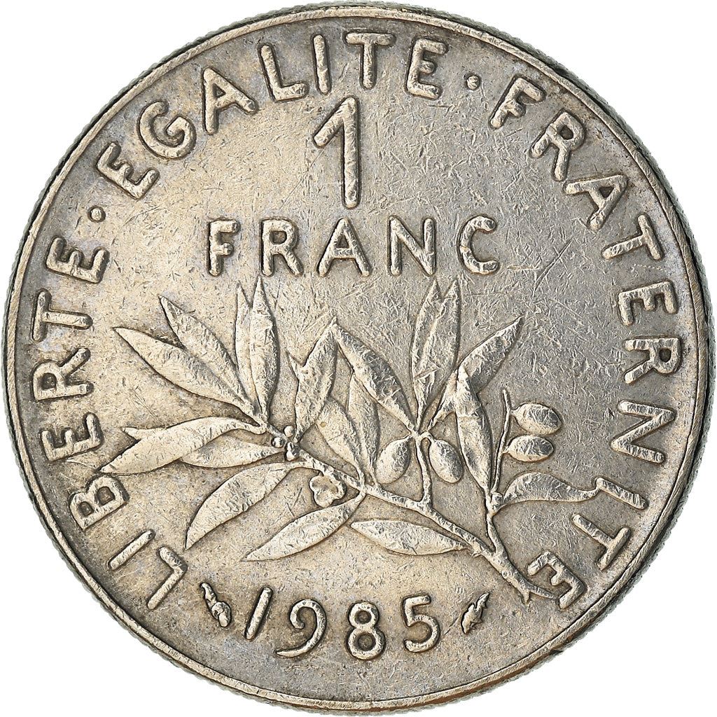 French Coin 1 Franc | Signature O. Roty | KM925.1 | France | 1959 - 2001