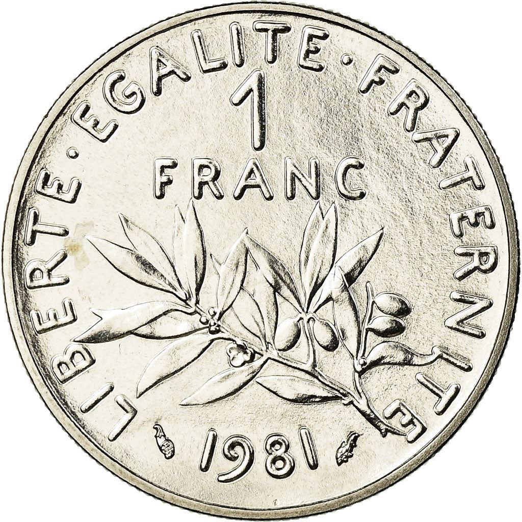 French Coin 1 Franc | Signature O. Roty | KM925.1 | France | 1959 - 2001