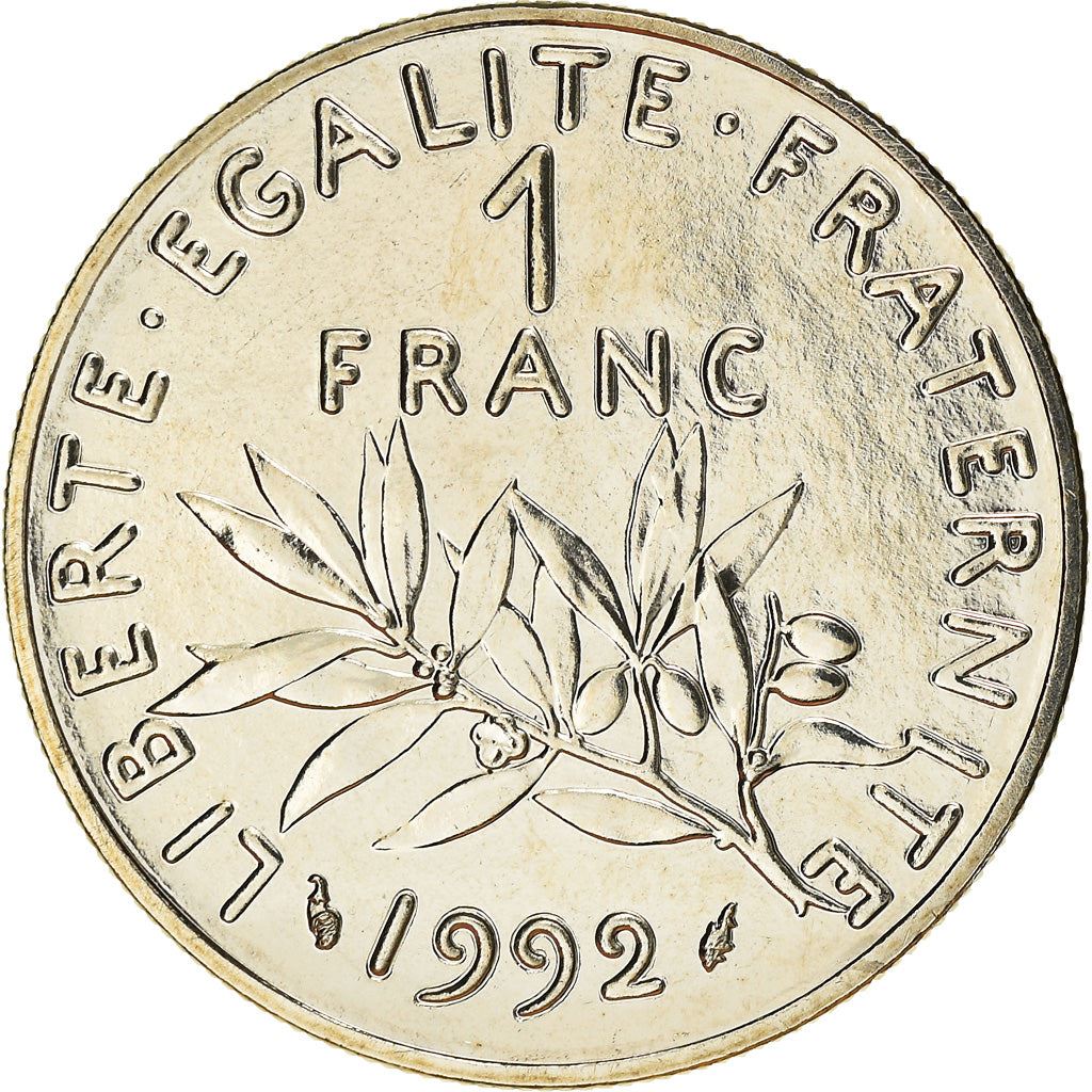 French Coin 1 Franc | Signature O. Roty | KM925.1 | France | 1959 - 2001