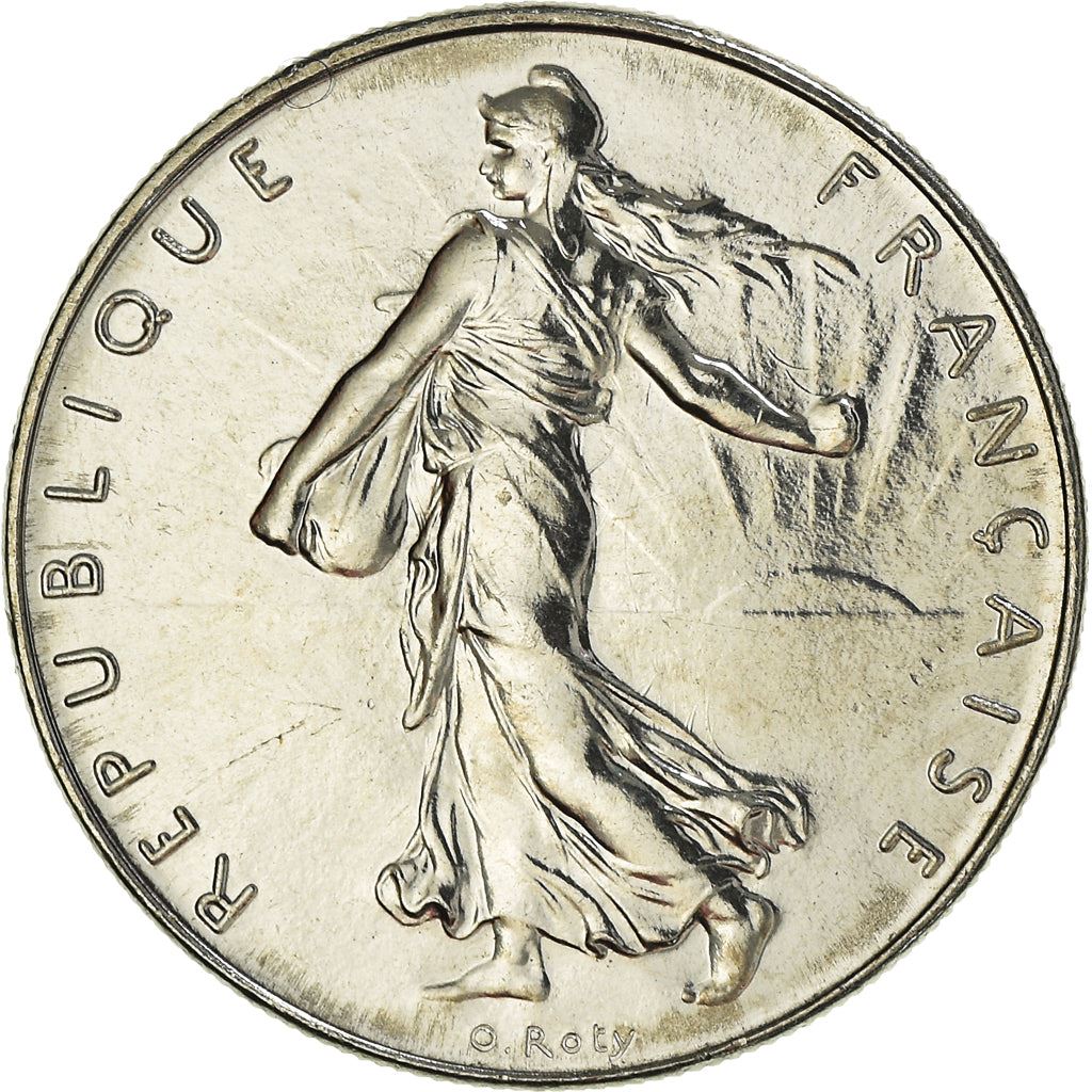 French Coin 1 Franc | Signature O. Roty | KM925.1 | France | 1959 - 2001