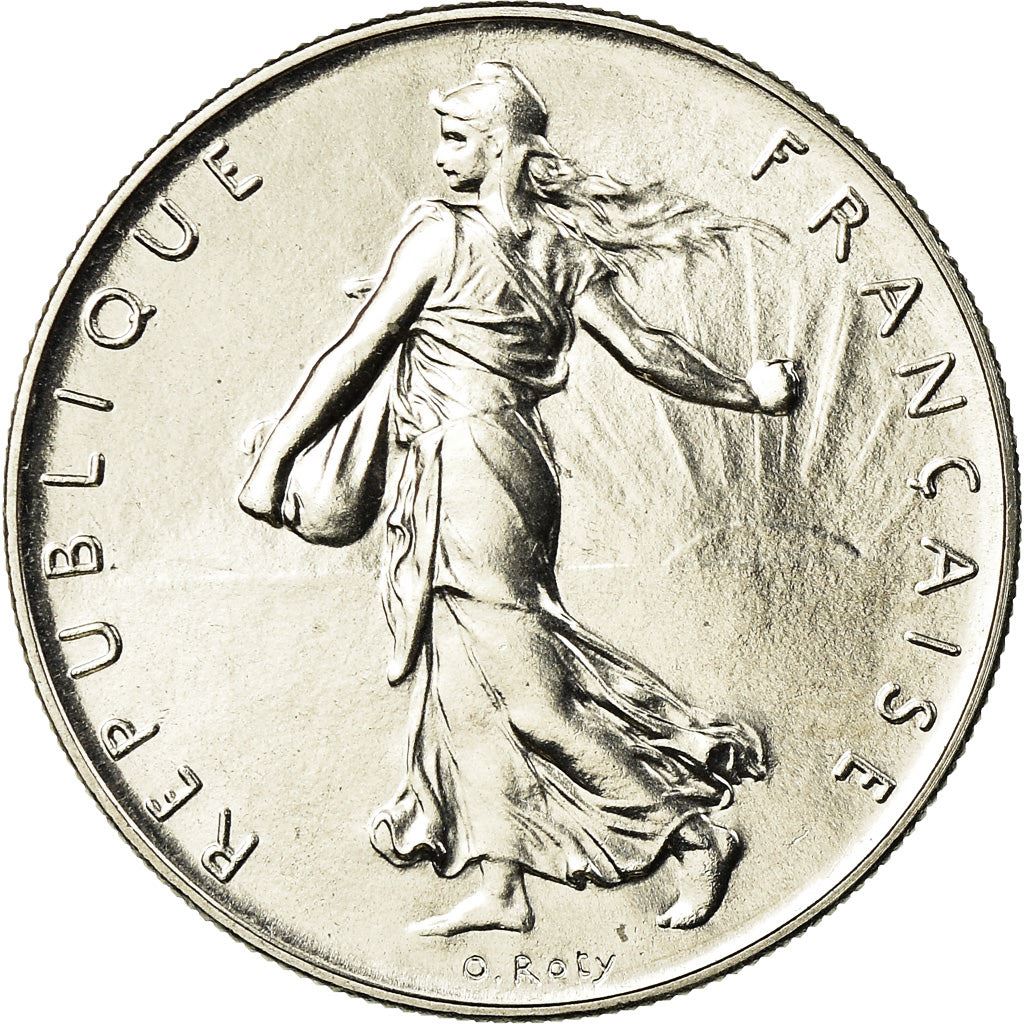 French Coin 1 Franc | Signature O. Roty | KM925.1 | France | 1959 - 2001