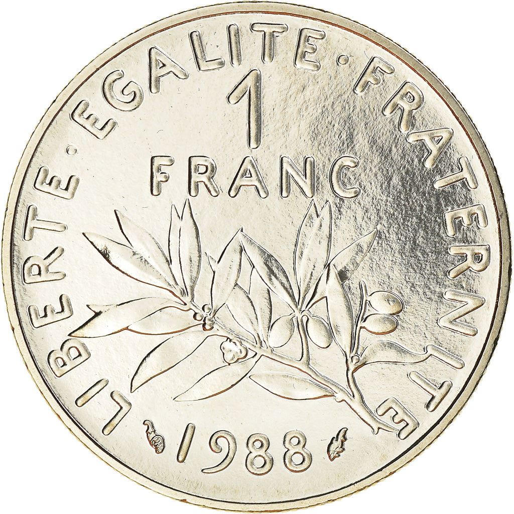 French Coin 1 Franc | Signature O. Roty | KM925.1 | France | 1959 - 2001