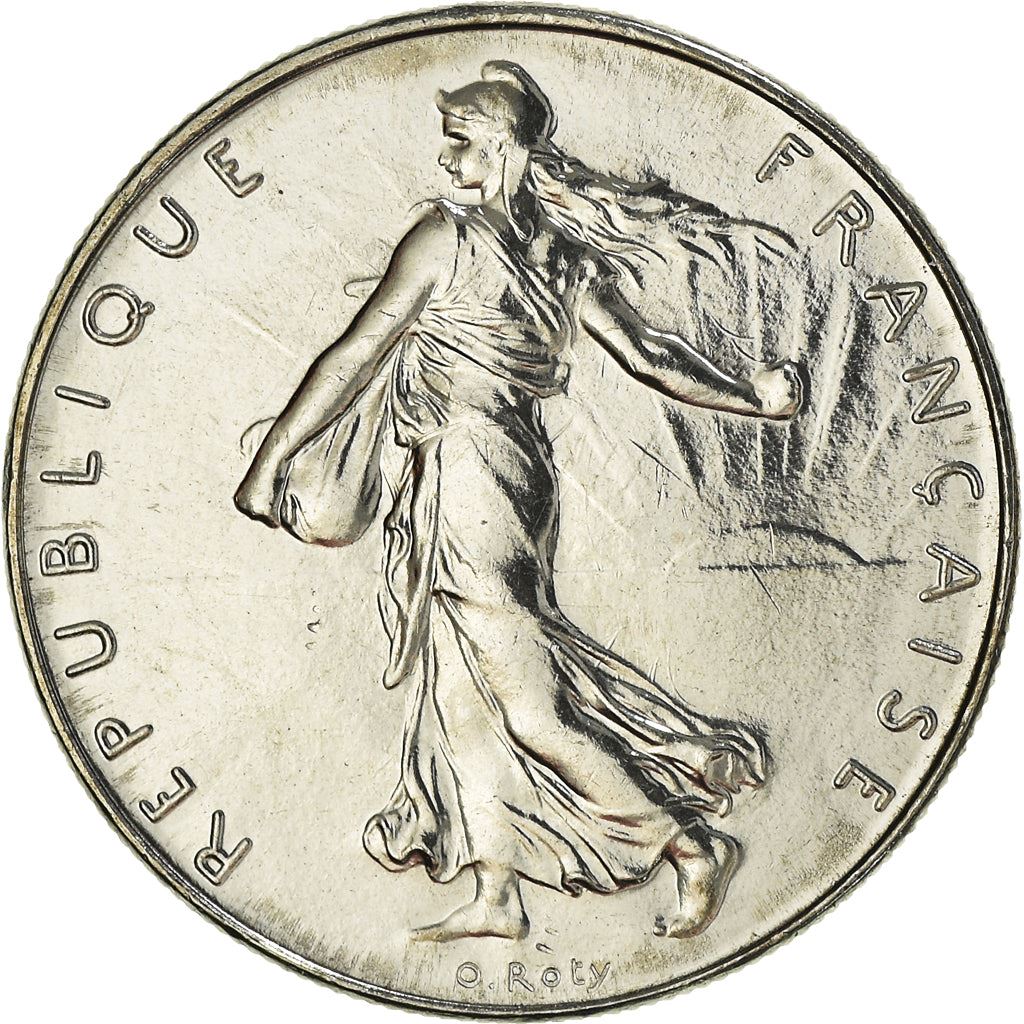 French Coin 1 Franc | Signature O. Roty | KM925.1 | France | 1959 - 2001