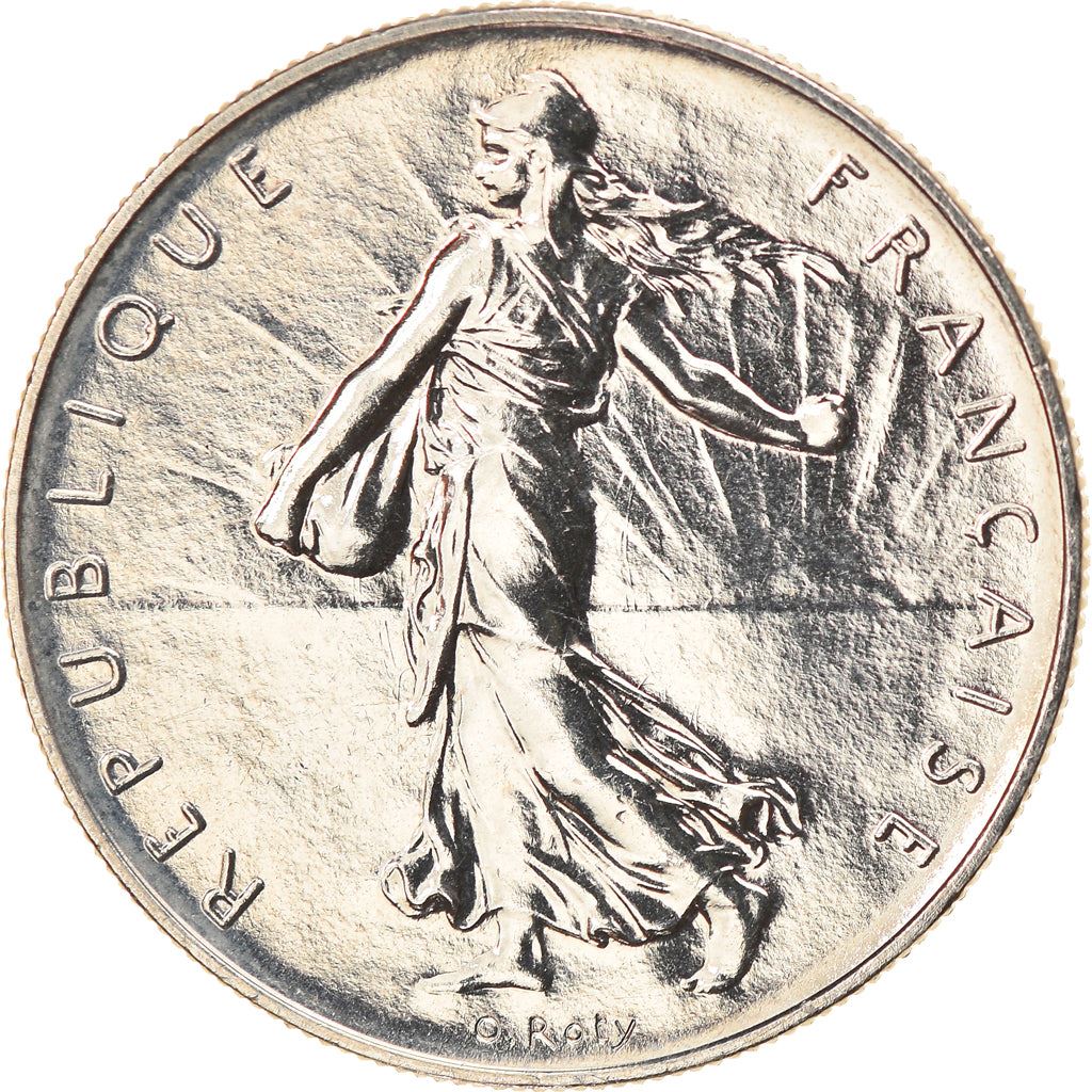 French Coin 1 Franc | Signature O. Roty | KM925.1 | France | 1959 - 2001