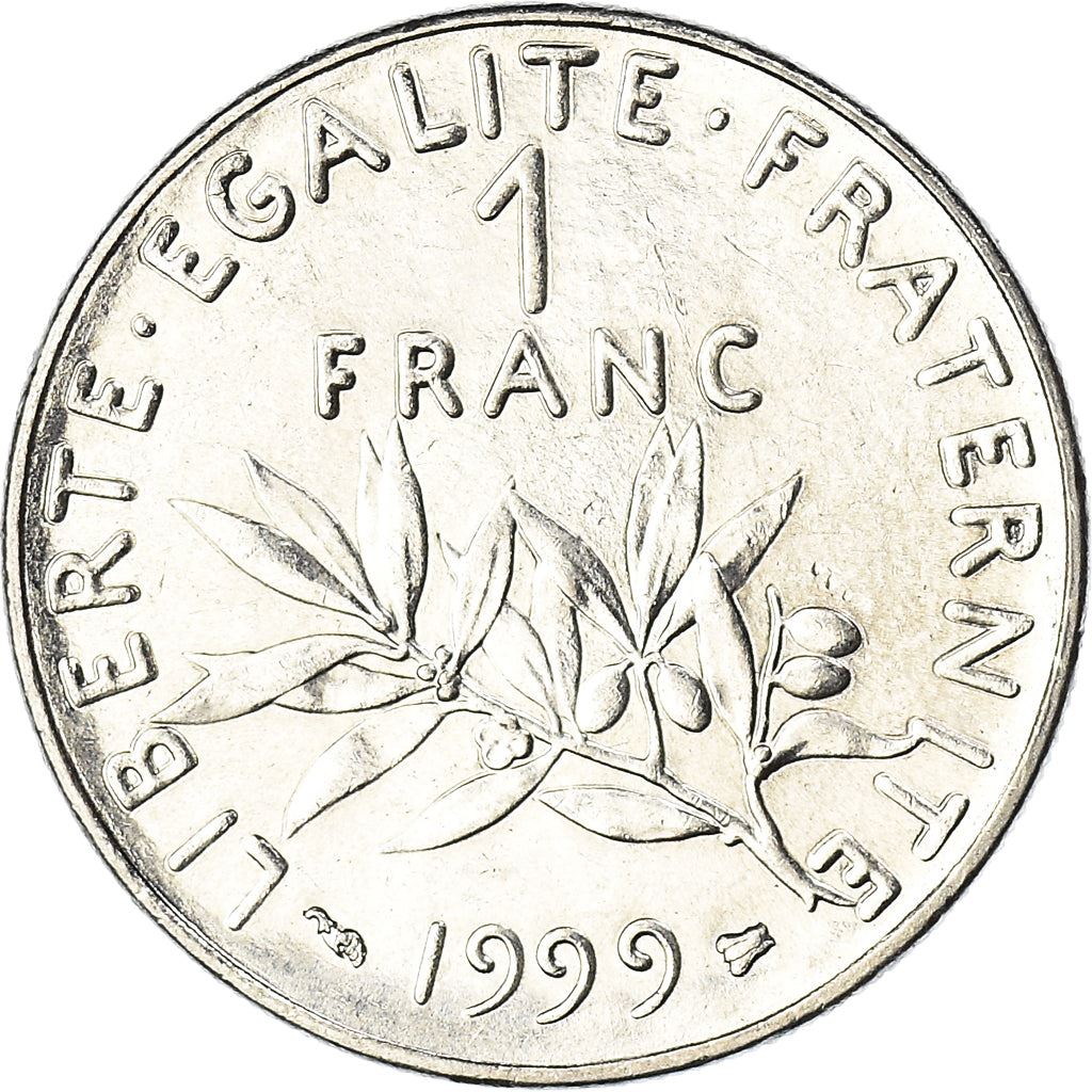 French Coin 1 Franc | Signature O. Roty | KM925.1 | France | 1959 - 2001