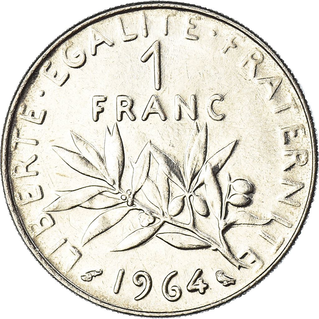 French Coin 1 Franc | Signature O. Roty | KM925.1 | France | 1959 - 2001