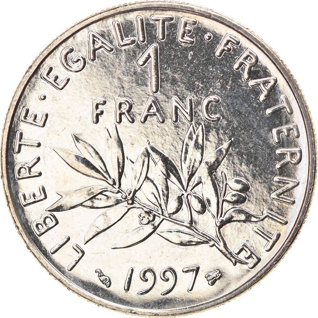 French Coin 1 Franc | Signature O. Roty | KM925.1 | France | 1959 - 2001