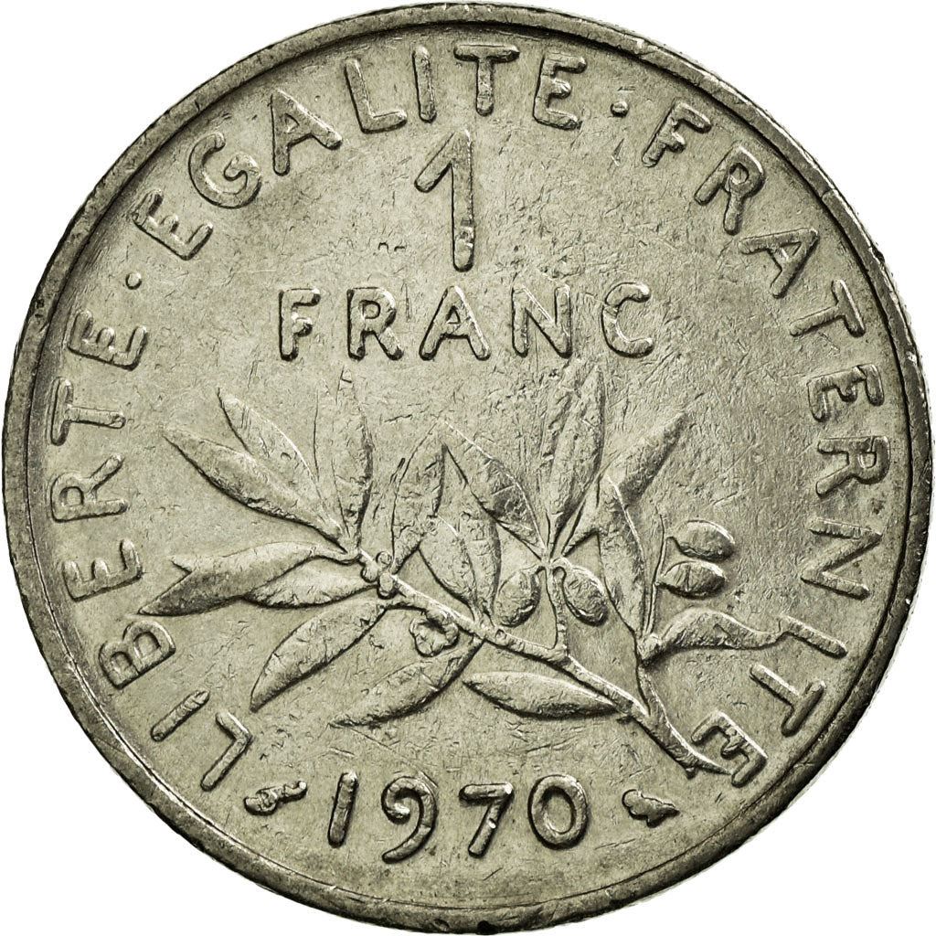 French Coin 1 Franc | Signature O. Roty | KM925.1 | France | 1959 - 2001