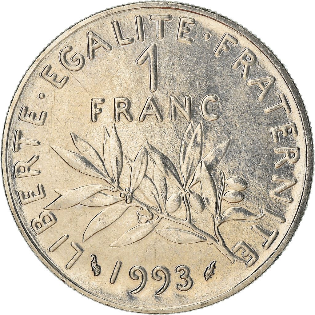 French Coin 1 Franc | Signature O. Roty | KM925.1 | France | 1959 - 2001