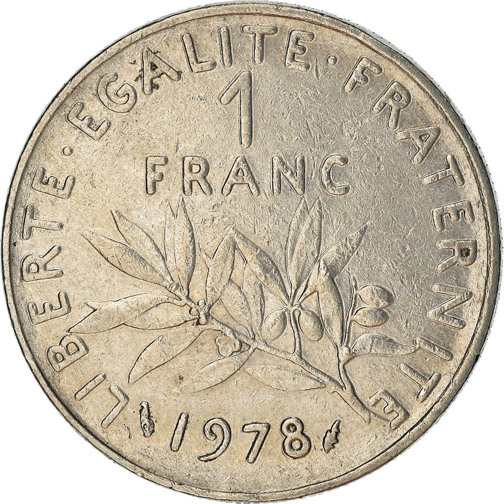 French Coin 1 Franc | Signature O. Roty | KM925.1 | France | 1959 - 2001