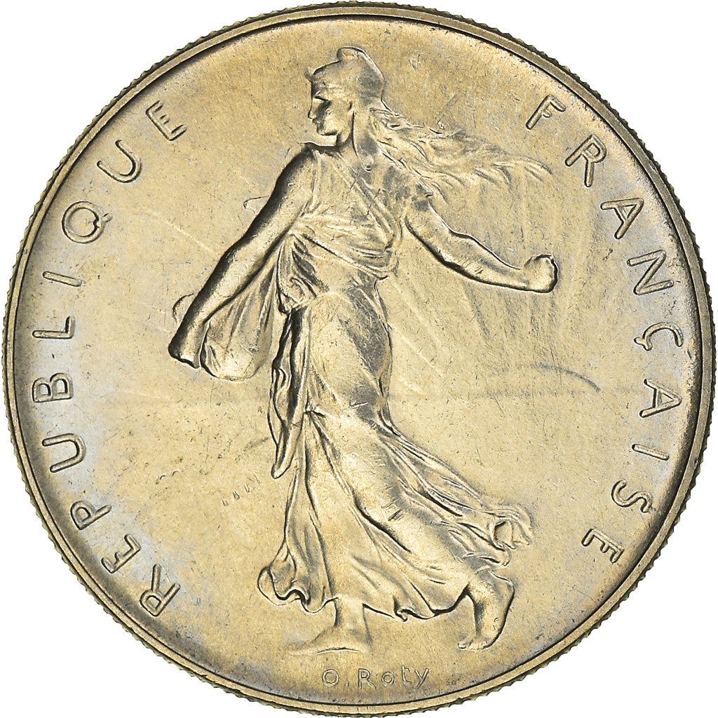 French Coin 1 Franc | Signature O. Roty | KM925.1 | France | 1959 - 2001