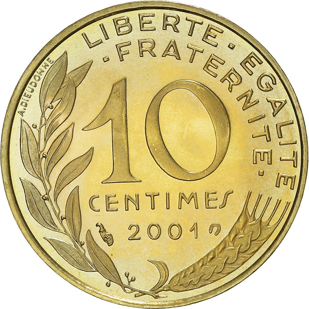 French Coin 10 Centimes | KM929 | France | 1962 - 2001