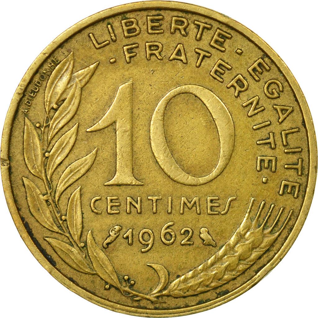 French Coin 10 Centimes | KM929 | France | 1962 - 2001