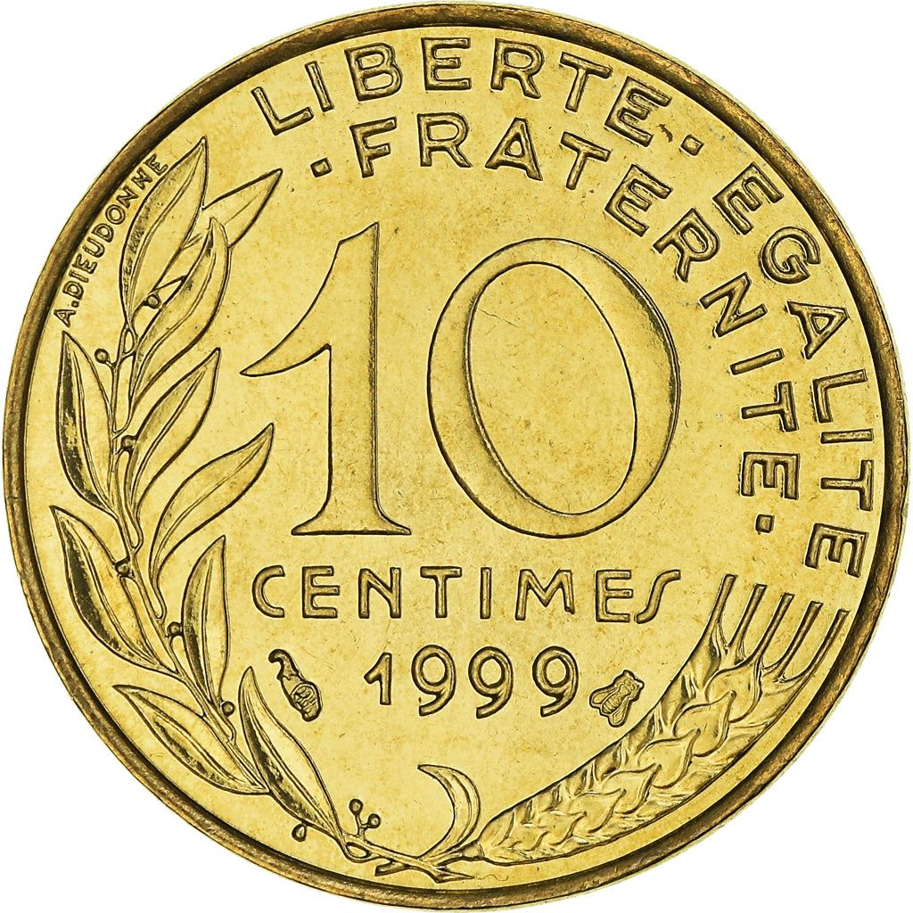 French Coin 10 Centimes | KM929 | France | 1962 - 2001