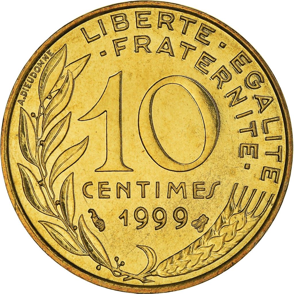 French Coin 10 Centimes | KM929 | France | 1962 - 2001