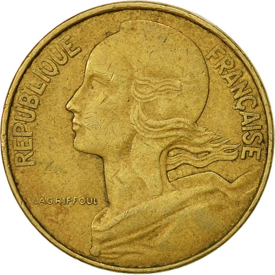 French Coin 10 Centimes | KM929 | France | 1962 - 2001