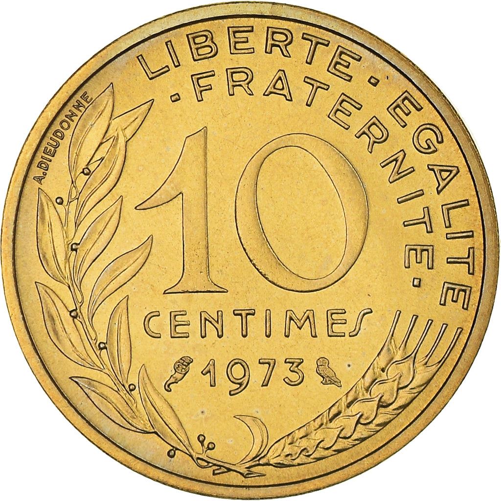 French Coin 10 Centimes | KM929 | France | 1962 - 2001