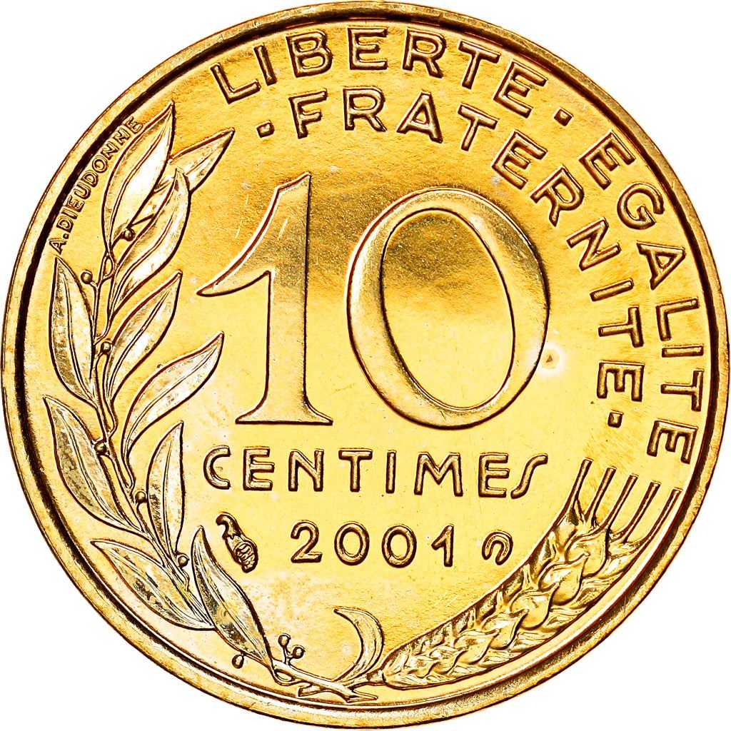 French Coin 10 Centimes | KM929 | France | 1962 - 2001