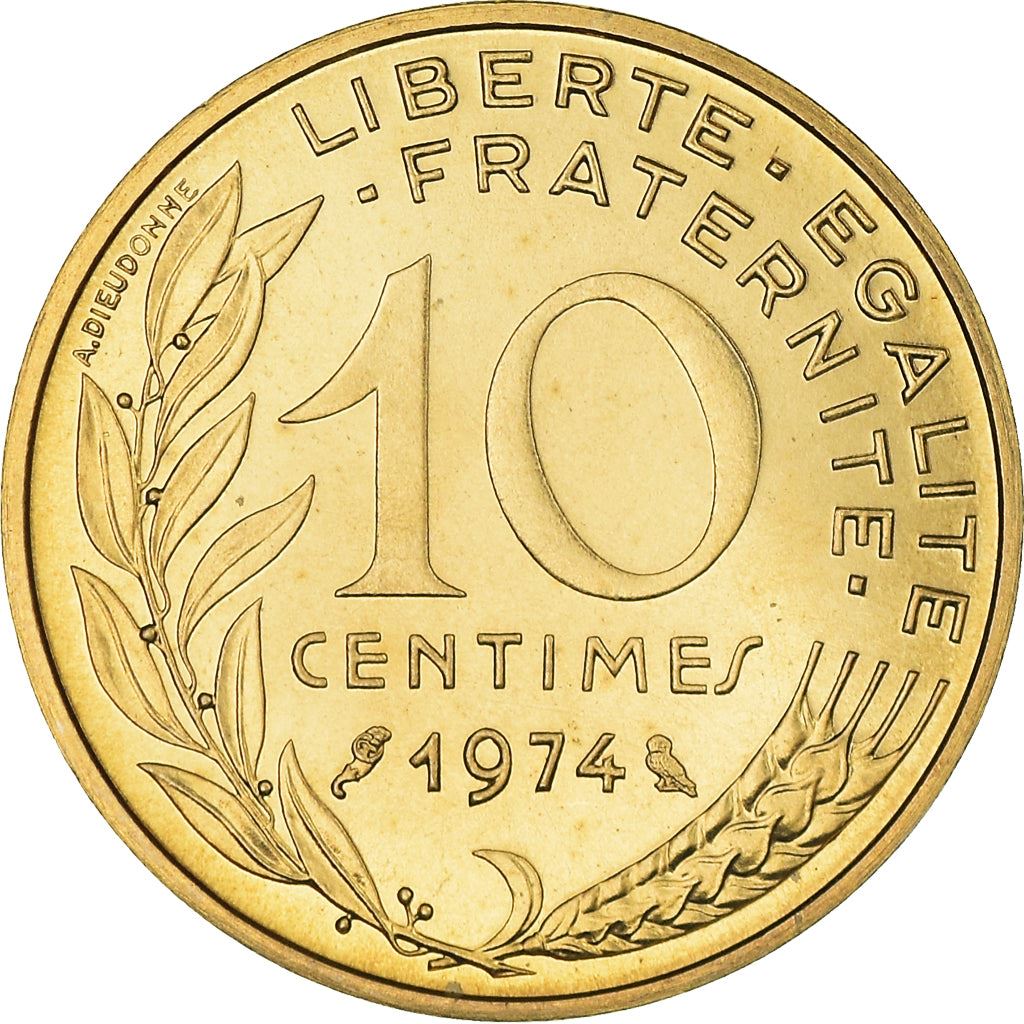 French Coin 10 Centimes | KM929 | France | 1962 - 2001