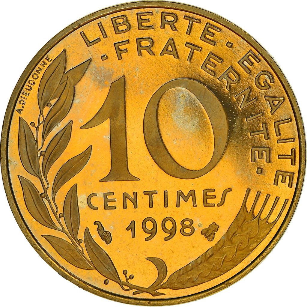 French Coin 10 Centimes | KM929 | France | 1962 - 2001