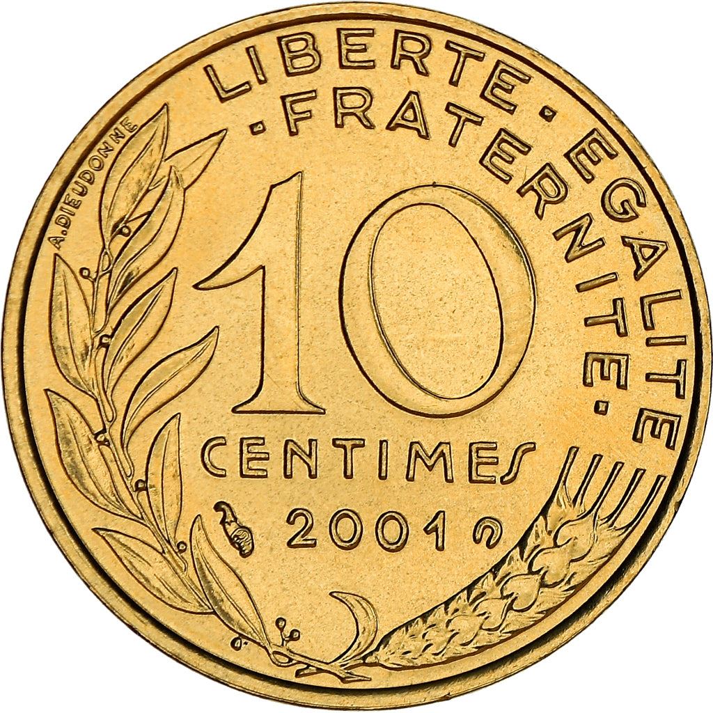 French Coin 10 Centimes | KM929 | France | 1962 - 2001