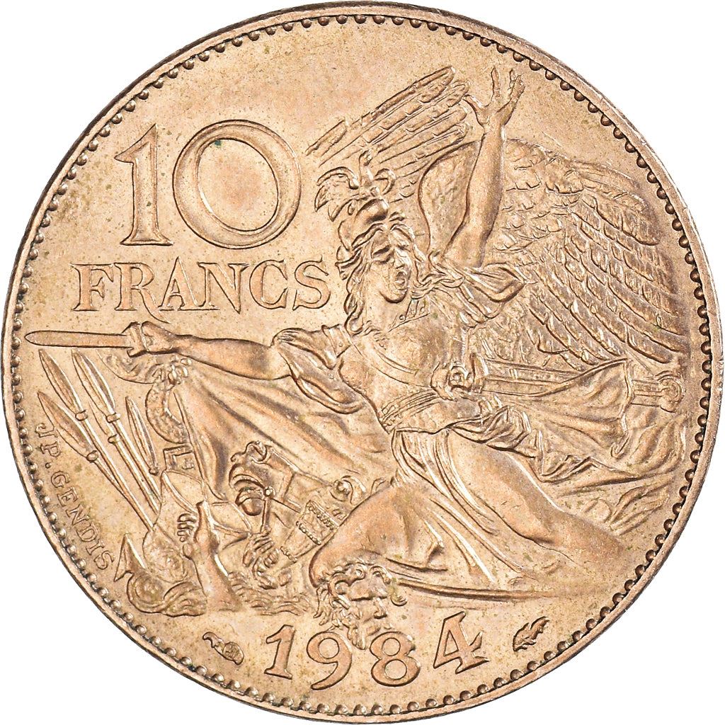 French Coin 10 Francs | François Rude | KM954 | France | 1984