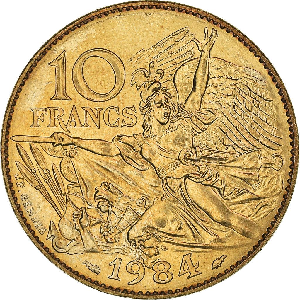 French Coin 10 Francs | François Rude | KM954 | France | 1984