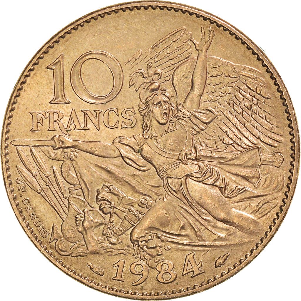 French Coin 10 Francs | François Rude | KM954 | France | 1984