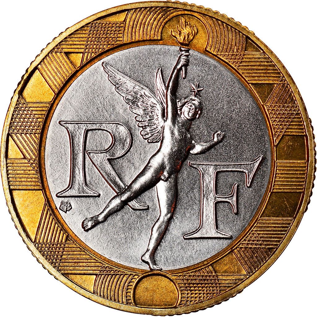 French Coin 10 Francs | Génie de la Liberté | KM964.1 | France | 1988 - 2001