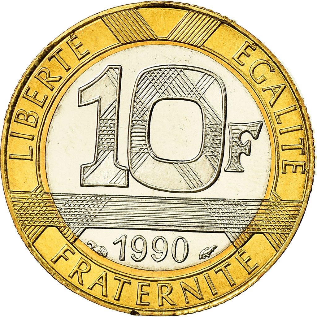 French Coin 10 Francs | Génie de la Liberté | KM964.1 | France | 1988 - 2001