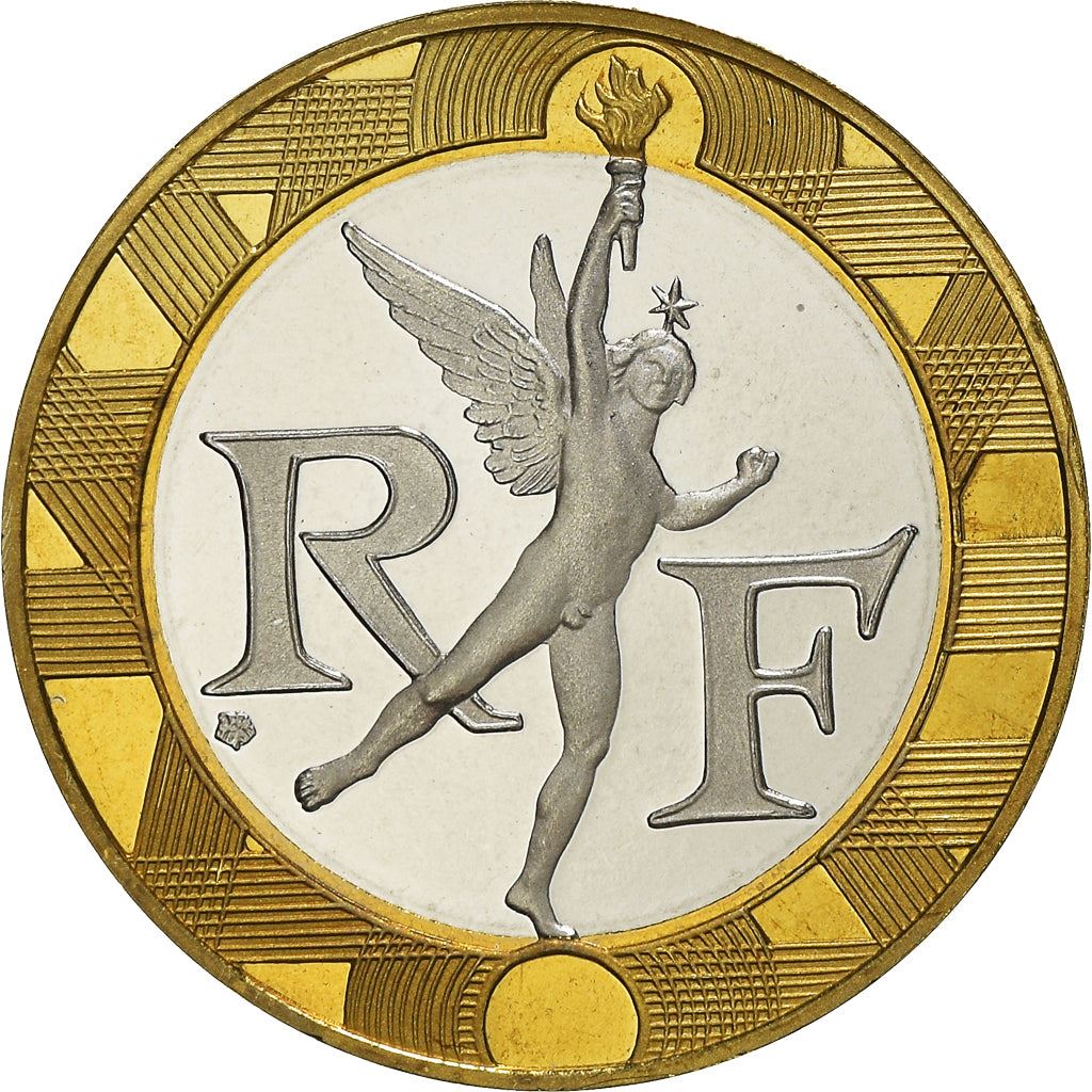 French Coin 10 Francs | Génie de la Liberté | KM964.1 | France | 1988 - 2001