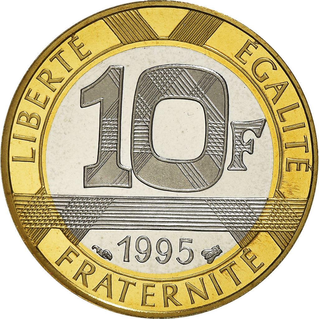 French Coin 10 Francs | Génie de la Liberté | KM964.1 | France | 1988 - 2001