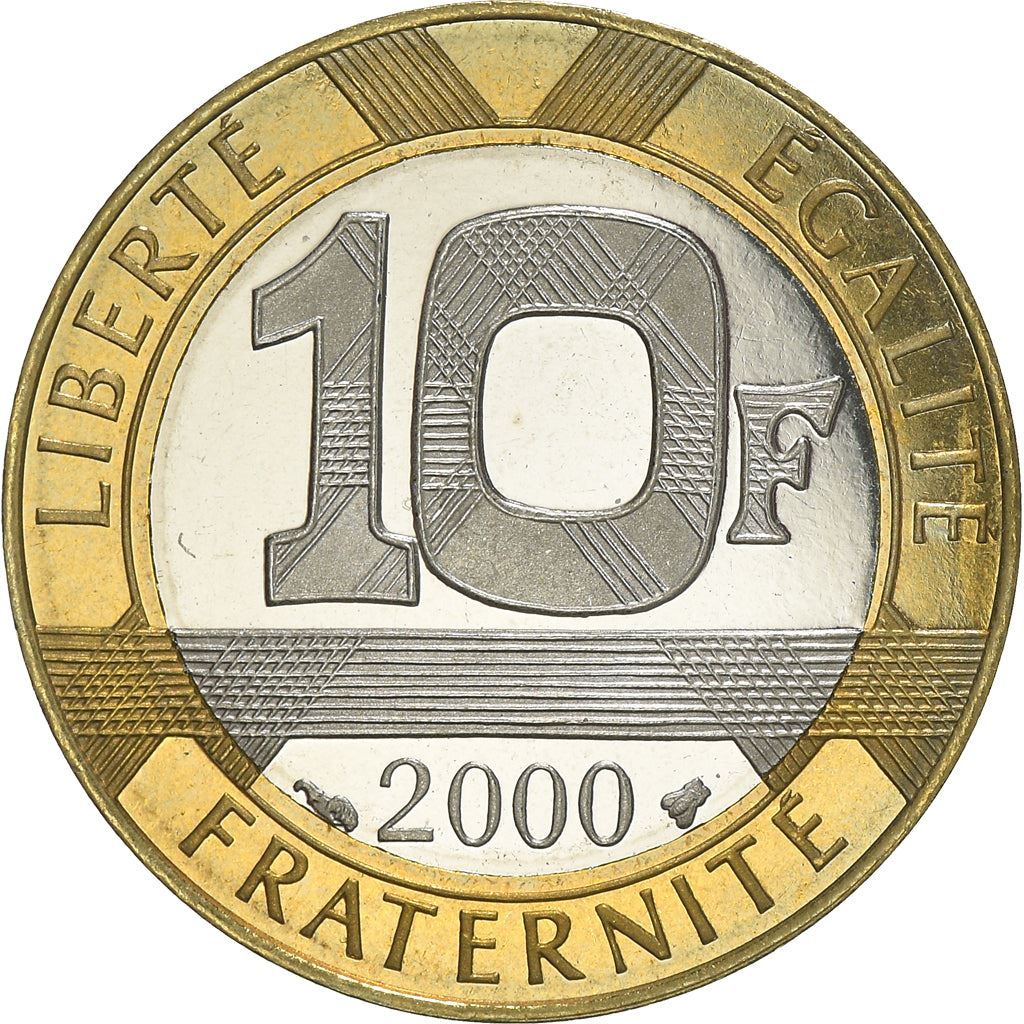 French Coin 10 Francs | Génie de la Liberté | KM964.1 | France | 1988 - 2001