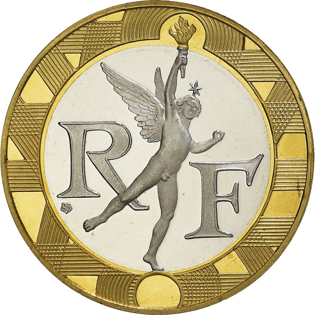 French Coin 10 Francs | Génie de la Liberté | KM964.1 | France | 1988 - 2001