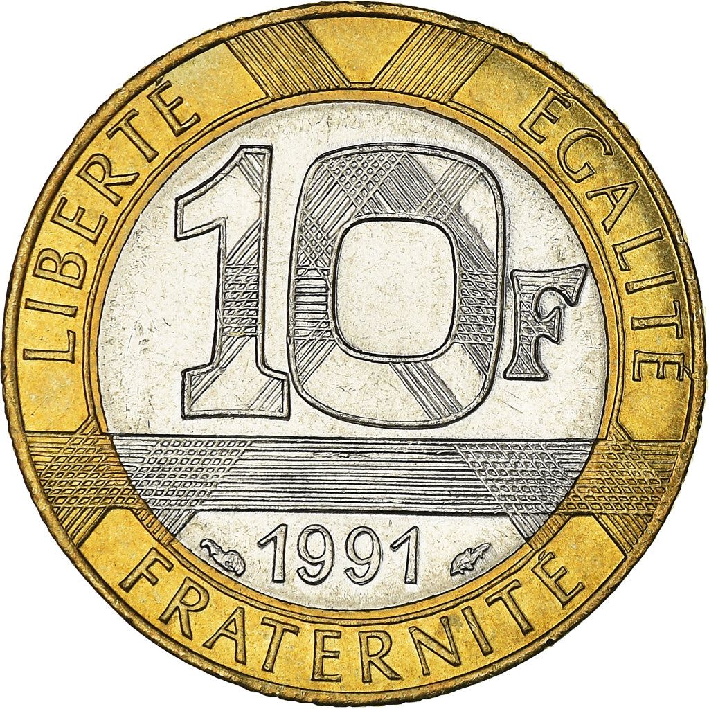 French Coin 10 Francs | Génie de la Liberté | KM964.1 | France | 1988 - 2001