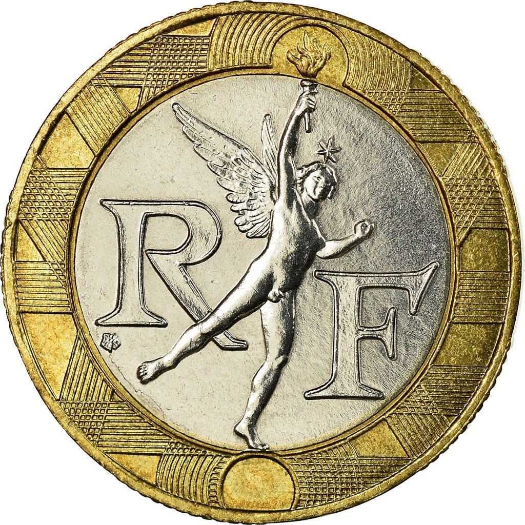 French Coin 10 Francs | Génie de la Liberté | KM964.1 | France | 1988 - 2001