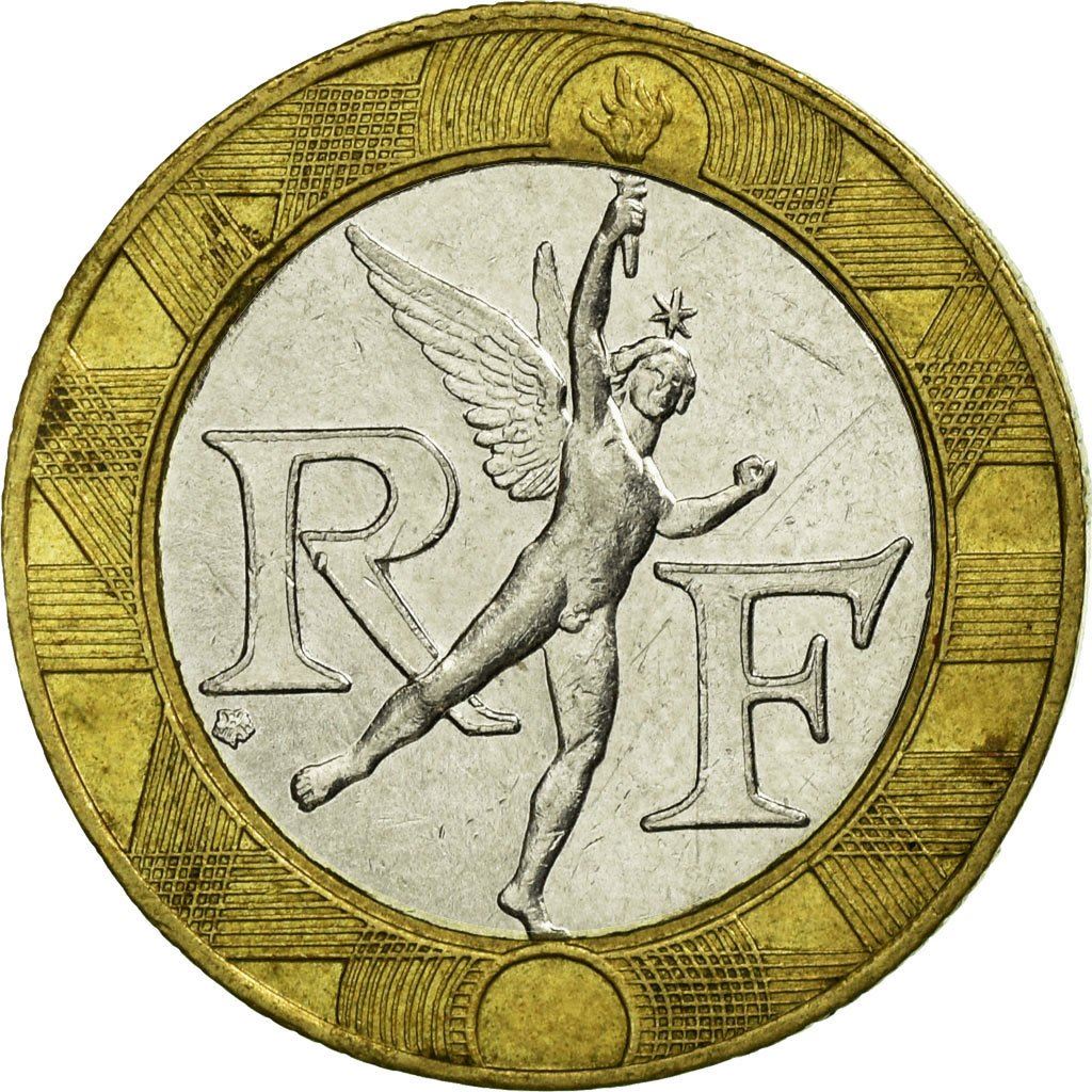 French Coin 10 Francs | Génie de la Liberté | KM964.1 | France | 1988 - 2001