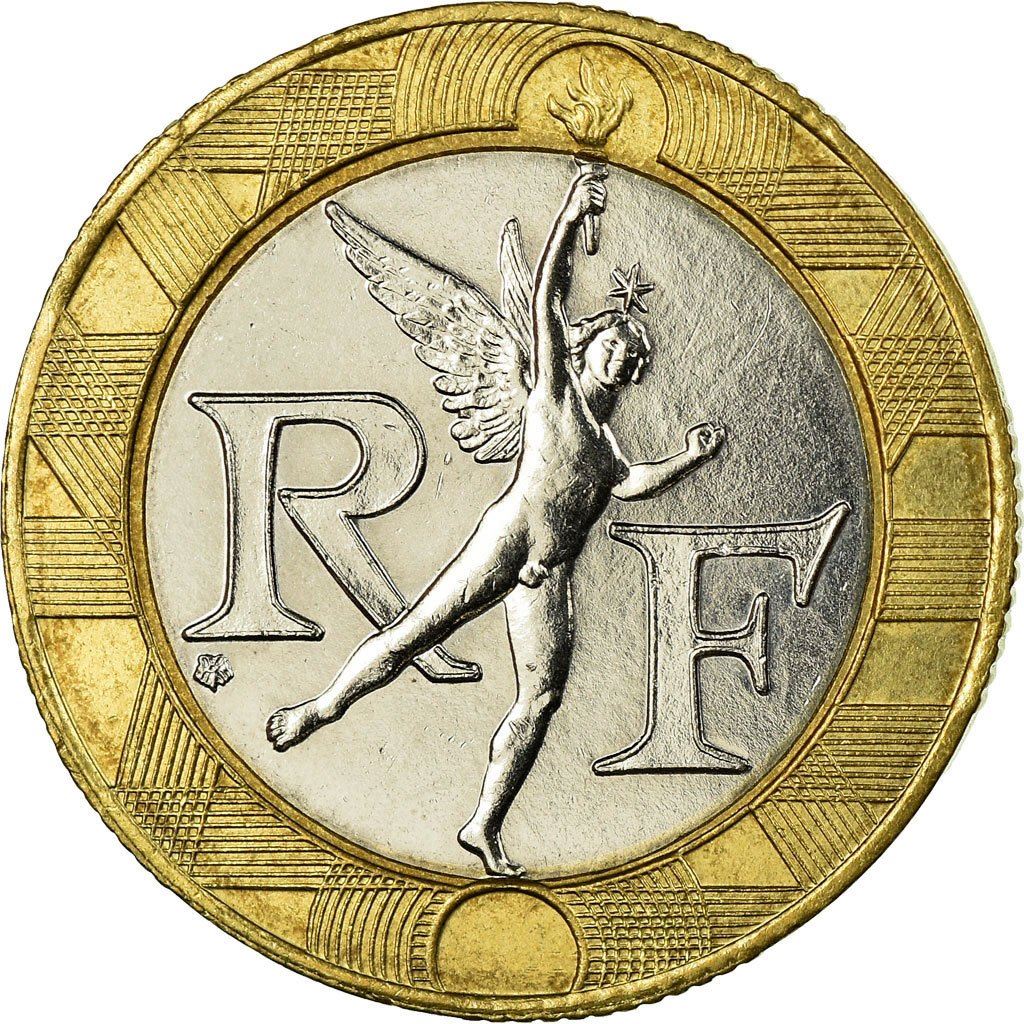 French Coin 10 Francs | Génie de la Liberté | KM964.1 | France | 1988 - 2001