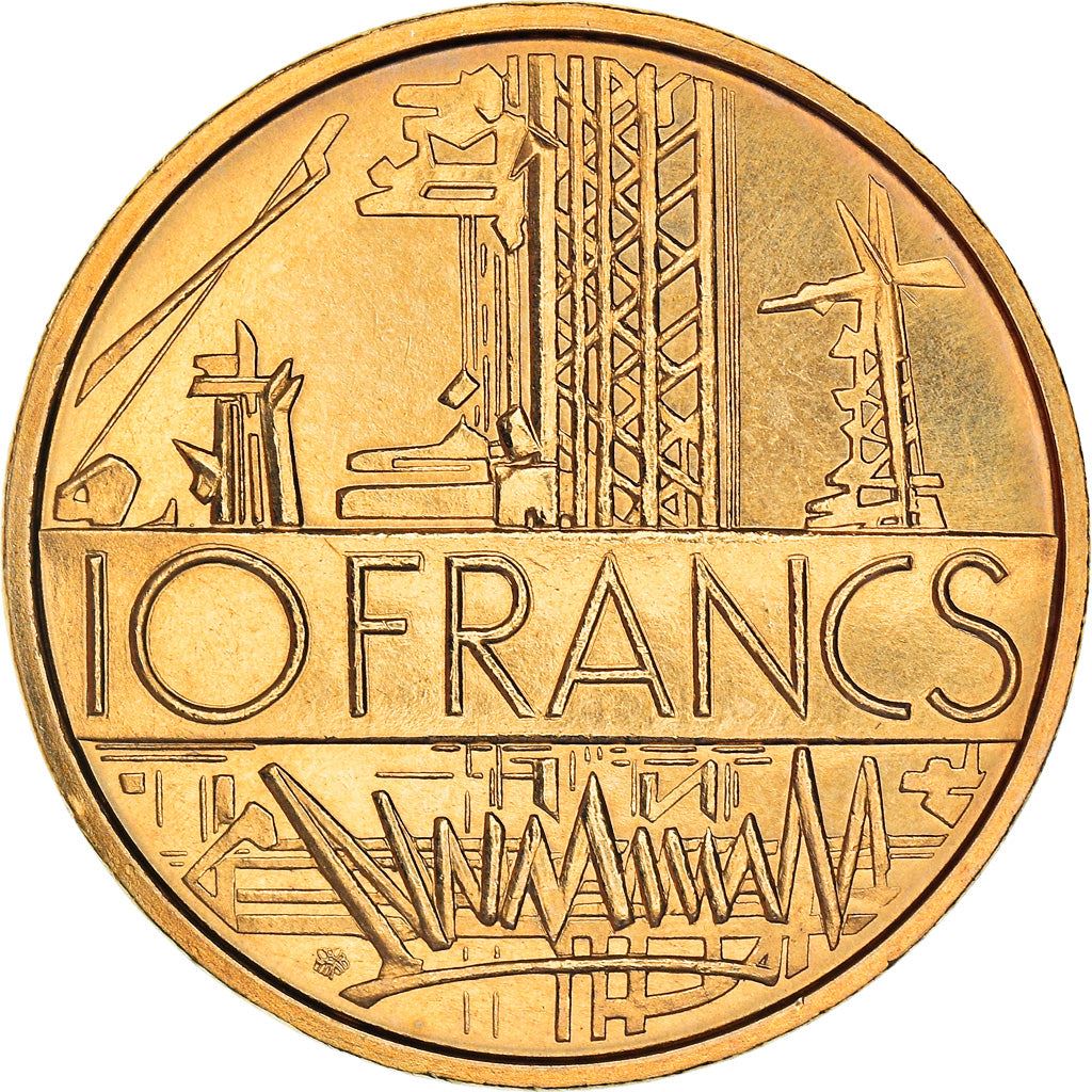 French Coin 10 Francs | KM940 | France | 1974 - 1987