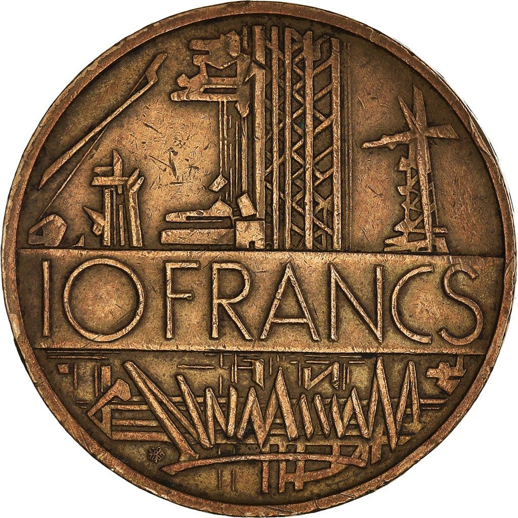 French Coin 10 Francs | KM940 | France | 1974 - 1987