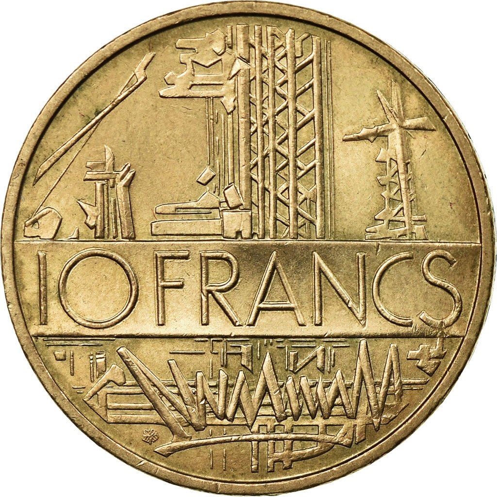 French Coin 10 Francs | KM940 | France | 1974 - 1987