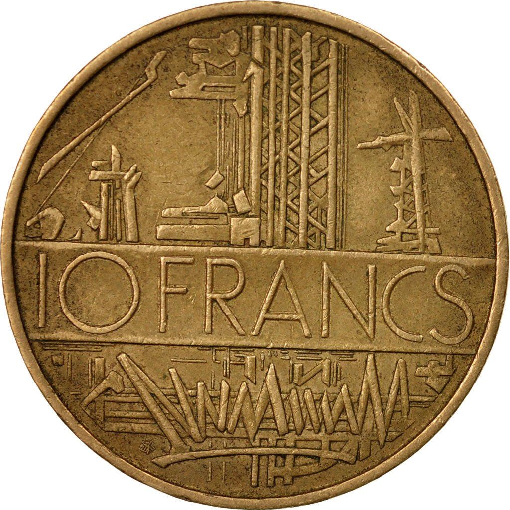 French Coin 10 Francs | KM940 | France | 1974 - 1987