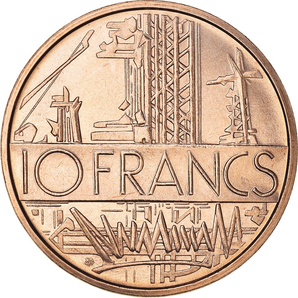 French Coin 10 Francs | KM940 | France | 1974 - 1987